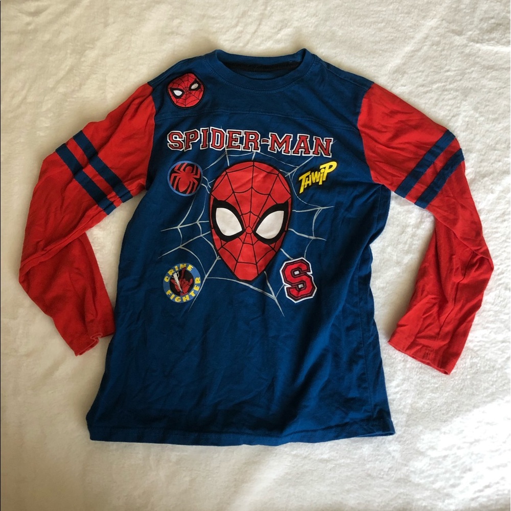 Spider-Man size 10-12 long sleeve